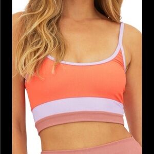 Beach Riot NEW Eva Top Top Oasis Colorblock